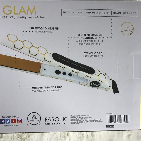 chi geo glam flat iron